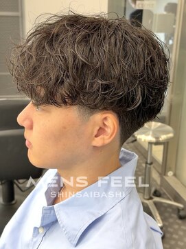 メンズフィール 心斎橋(MEN'S FEEL) MEN’S HAIR/波巻ツイストスパイラル/フェザーパーマ/心斎橋