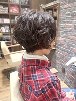 ヘアー ドレッサー パワードール(Hair Dresser)&nbsp;50代、ちょっとアシメなパーマ