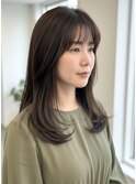 大人レイヤーカット/シャギー/前髪あり/20代30代40代