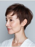 横顔が整う 大人のコンパクトショート