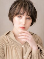 カバーヘア ブリス 北浦和(COVER HAIR bliss)&nbsp;マッシュショート/ハイライト/アッシュベージュ/小顔ショートe