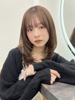 ガーデン 渋谷(GARDEN) 小顔に見せるヘア/オリーブグレー/ココアベージュ/レイヤー