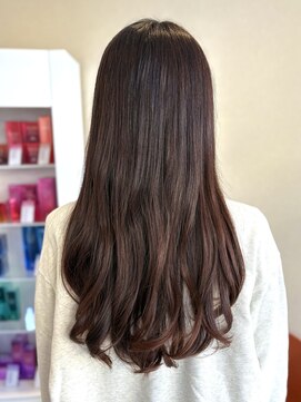 ラレヴ(Le Reve) ブラウンカラー 透明感カラー 髪質改善 20代 30代 艶髪 ロング
