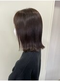 ダークブラウン.ボブ.ロブ