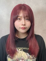 ルネラトーキョー(RUNERA TOKYO) ワインレッド ダブルカラー 艶カラー