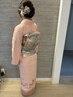 【お着付け】訪問着、付け下げ/￥12000
