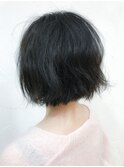【WILLOW】モード感の漂った切りっぱなしボブ(井下貴史)