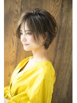 エル(LE)&nbsp;ヴェールウェーブブルージュアシメ似合わせカットショート