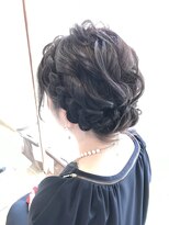 ロカット サロン(Roquat Salon)&nbsp;編み込みアップアレンジ【ヘアアレンジ  立川/立川南/八王子】
