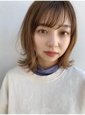 【GARDEN武田美奈】春の軽めシースルーバング+ミディレイヤー