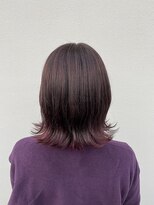 アドラーブル 長岡リバーサイド千秋店(adorable) 20代30代★ツートンカラー♪無造作カール×フェミニンシボブ