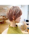  【Chill】大人かわいいホワイトアッシュクールショートパーマ