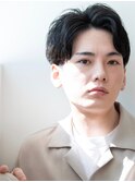 黒髪センターパート