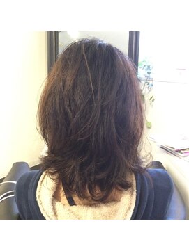 エス(S) 毛先ふわふわデジタルパーマ