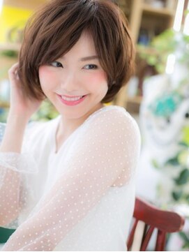 カバーヘア ブリス 志木南口駅前店(COVER HAIR bliss) 大人かわいい前下がり暗めカラーボブルフa志木20代30代40代50代