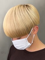 エルマーク(L-MARK) マッシュブリーチハイトーンハイライトスパイラルツーブロック