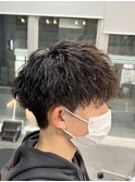 ツイストスパイラルパーマツイストパーマメンズマッシュパーマ