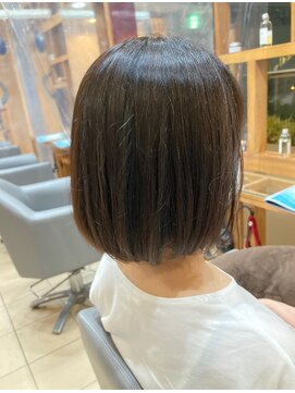 スタジオ アルファプラス 日暮里店(studio α+) 30代40代50代◎大人ナチュラルワンレンボブ　日暮里