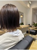 切りっぱなしボブ