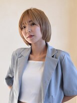 アース 長崎大村店(HAIR&MAKE EARTH)&nbsp;サイドバング×金髪ショート