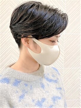 ビープ(beep) マスクが邪魔にならない！サイド刈り上げショート【赤羽】