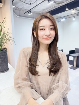 ファンナギンザ(FaNNa ginza) ロングヘア/ナチュラル/ベージュカラー/小顔/韓国レイヤー