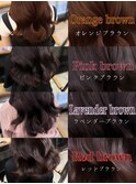 暖色ブラウンカラー　＊RINA