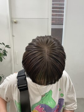 キー(kii) オリーブベージュ/ フェイスフレーミング/ ブリーチなしカラー