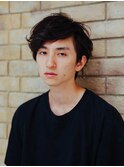 メンズのアンニュイパーマ