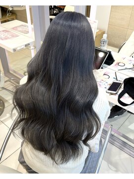 ユーフォリア 銀座本店(Euphoria) 【青髪】透明感 髪質改善 似合わせ　色落ち