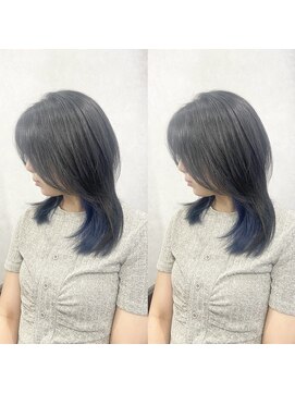 アンダーバーホワイト 堺東店(_WHITE) インナーカラー×レイヤーカット