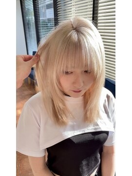 ジュイル シブヤ(JEWIL SHIBUYA) ブリーチ2回以上で作る抜きっぱなしブロンド