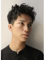 ヘアカロン 熊本本店(Hair CALON)&nbsp;スパイキーショートピンパーマメンズショートパーマ熊本下通
