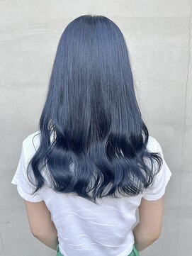 ヘアー アイス ルーチェ(HAIR ICI LUCE) 高校卒業カラー初カラーブルーブラック/中西