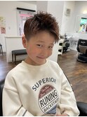 2ブロック　スパイキーショート