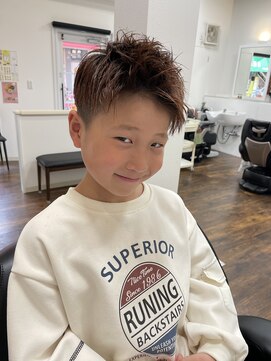 バーバー ダブル(BARBER W) 2ブロック　スパイキーショート