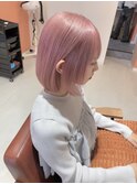 春のWhite pink color