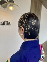 フェイム(FaMe)&nbsp;ミニボブ×水引ヘアセット