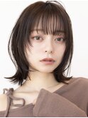 レイヤーボブ/レイヤーカット/くびれレイヤー/韓国風ヘア