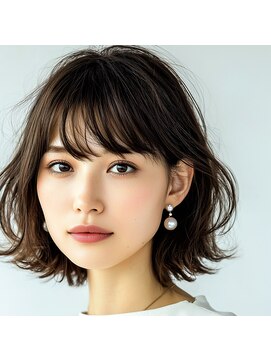 モンド ヘアクリエーション 西田店(monde hair creation) 【monde】外ハネボブ×暗髪カラー×美髪