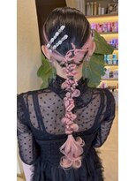 ランリ 金山 名古屋(Ranri)&nbsp;【編み下ろしアレンジ】　金山/名古屋/ヘアセット