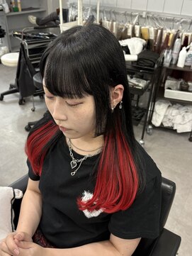 シェイロ(Cielro) 【ブラック×レッドエクステ20本】SAKI