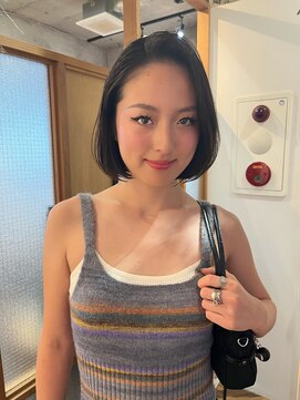 ホーミートウキョウ(HOMIE TOKYO) 渋谷/ボブ/黒髪ボブ/イルミナカラー/ハイライトカラー/ブリーチ