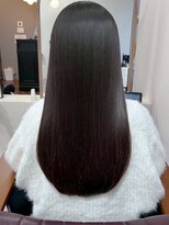 ベリテ 津田沼駅前店(verite) 黒髪カタログ/クラゲヘアー/オリーブグレー/津田沼駅前