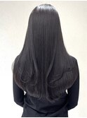 グレージュカラー/髪質改善/美髪/暗髪/レイヤーカット[恵比寿駅]