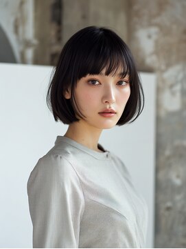 フィット ヒュー 千葉(fit hue) 似合わせカット/大人ガーリー/ダークアッシュ【千葉/千葉駅】