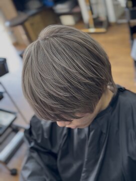 ヘアーサロン カラー 色彩店(COLOR) ナチュラルシャドウルーツ×グレージュカラー