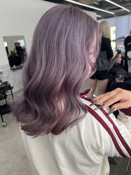 エゴル ナゴヤサカエ(ENGOL NAGOYA SAKAE) ラベンダーにピンクイヤリング