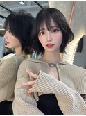 トレンド感満載！韓国レイヤーボブ