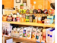 美容室花野屋の雰囲気（当店で使用している商品の販売）